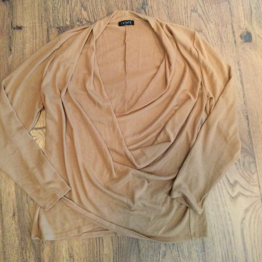 1 State Camel Long Sleeve Shirt - XL Gently Worn